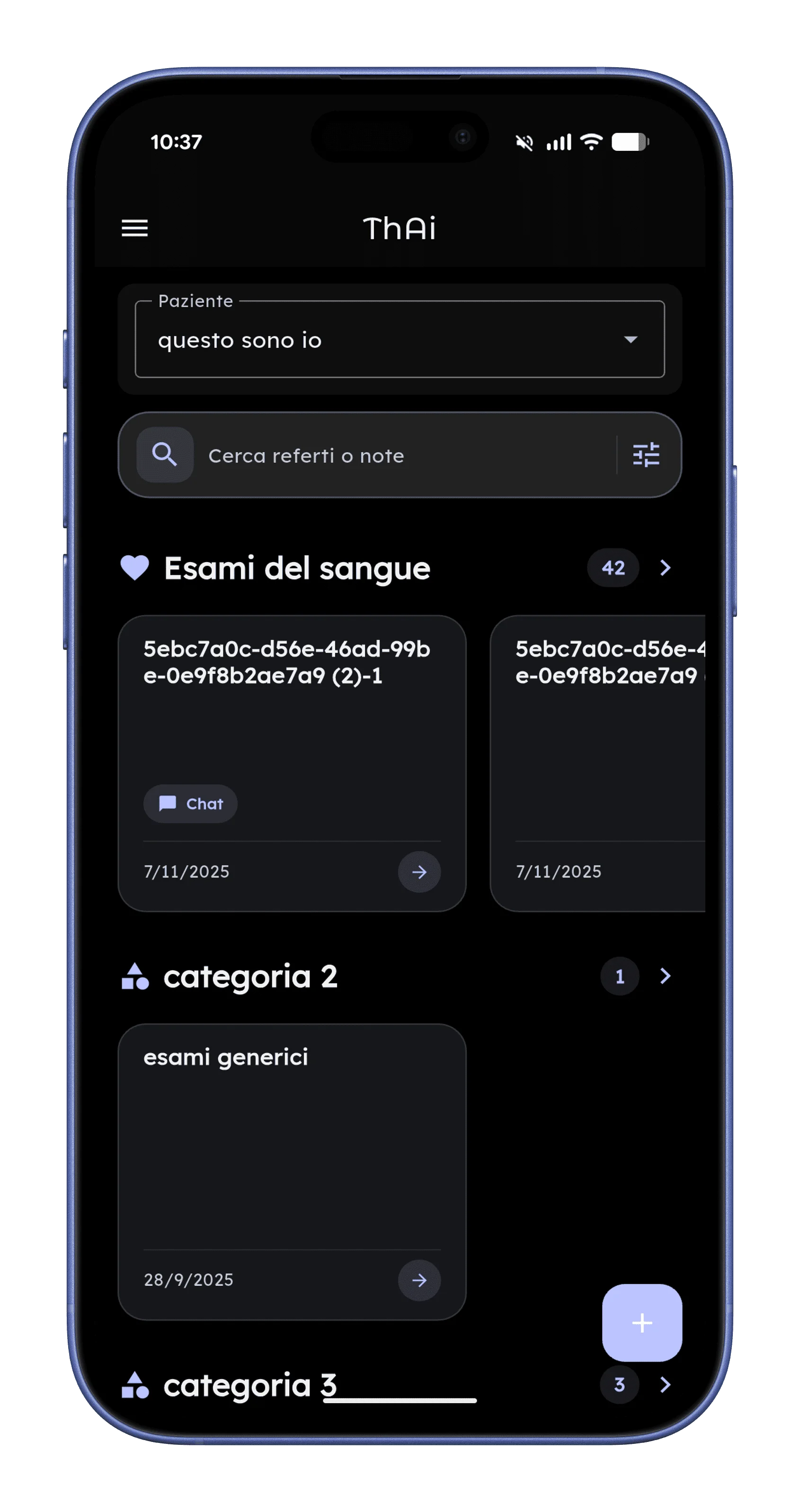 ThAi App - L'AI che ti spiega i referti medici